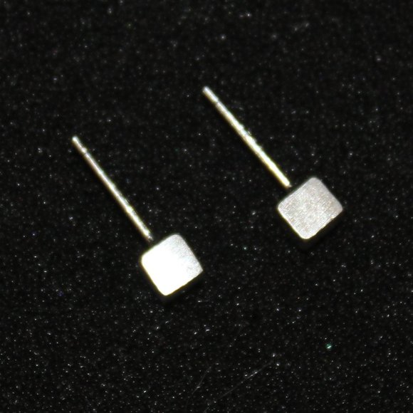 Ins Style Stub Earring Pendants Cube - Picture 1 of 2